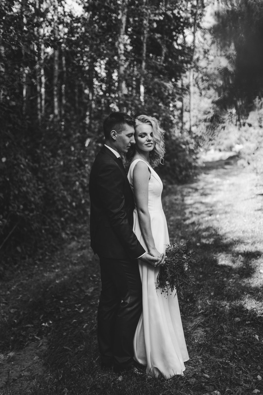 wedding black&white photoshoot