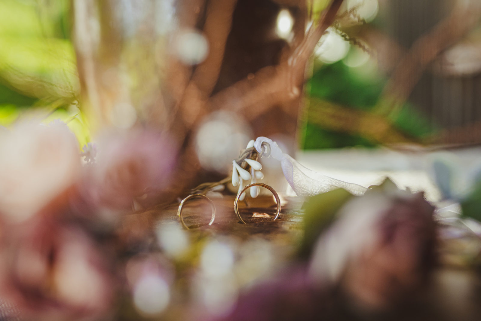 wedding ring close up , details