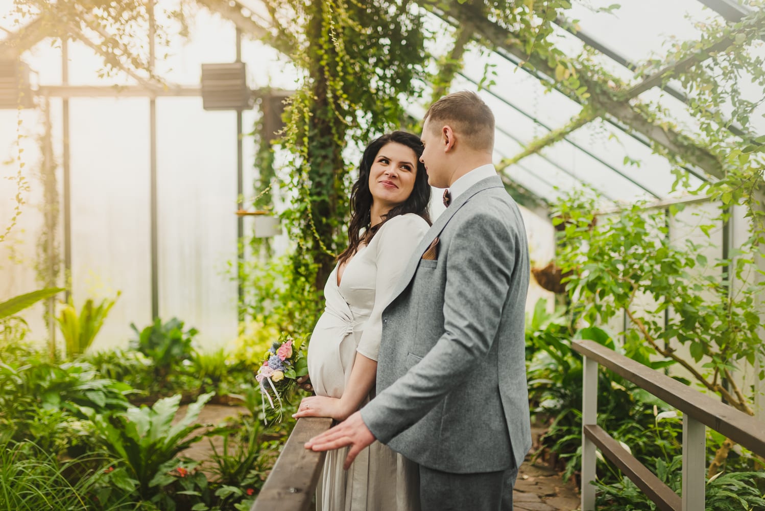 LU Botanical Garden Wedding Photoshoot